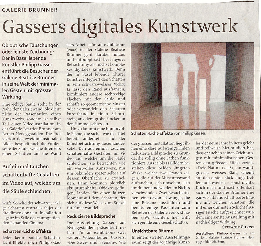 BaZ 2008 Philipp Gasser