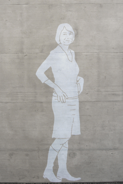 Aus dem Schatten treten, Installation von Philipp Gasser